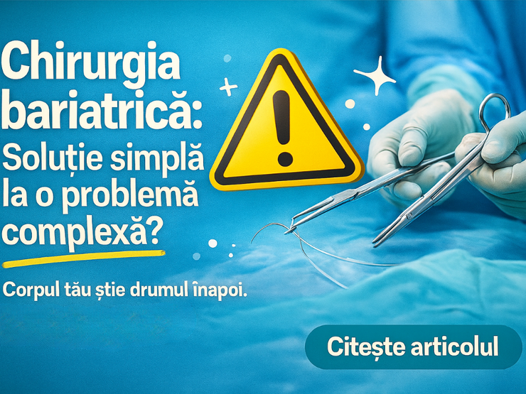 Chirurgie bariatrică la Regina Maria: „De la 101 kg la 55” - o poveste incompletă, înșelătoare și riscantă
