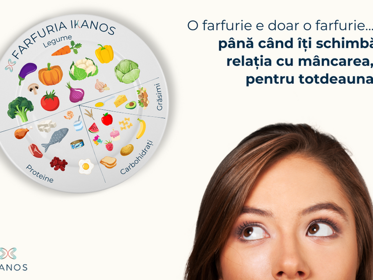 Farfuria Ikanos - Slăbitul sănătos începe de aici