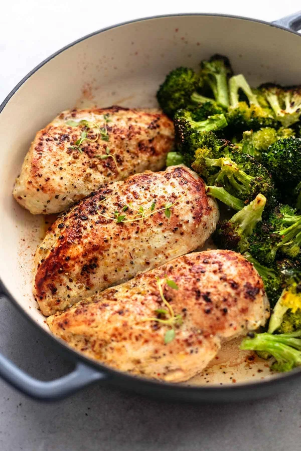 Pui cu broccoli (12 min)