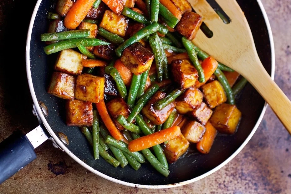 Stir fry tofu cu legume