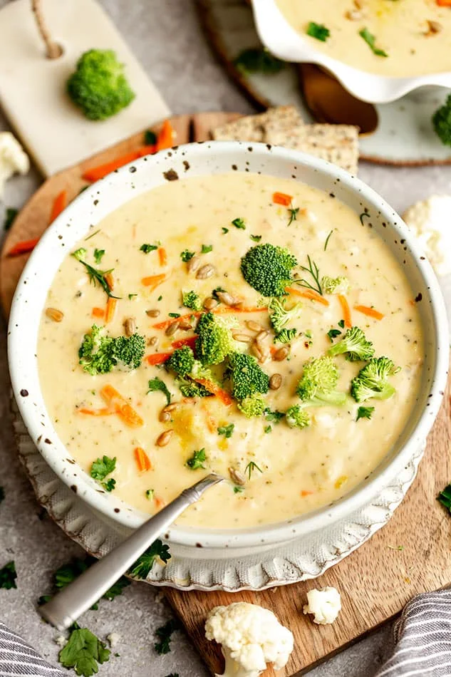 Supă cremoasă de broccoli